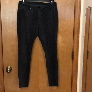 Black & Gray Snakeskin Leggings